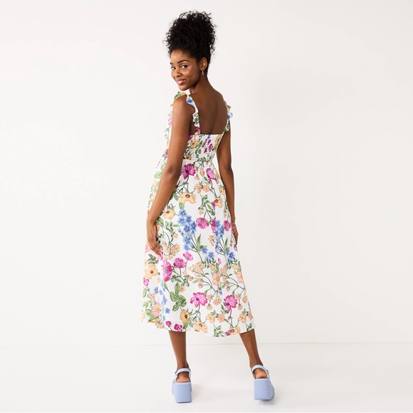 NWT SO JUNIOR MIDI DRESS WITH SIDE CUTOUTS - Picture 2 of 6